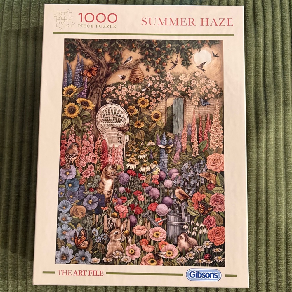 Gibsons Summer Haze Garden 1000 Pc Puzzle